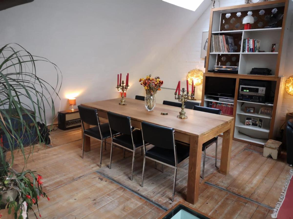 Artistic Loft Apartment With Big Sun Terrace Гент Экстерьер фото